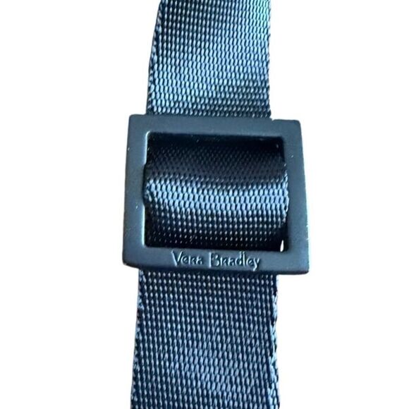 Vera Bradley Quilted Black Small Quilted ID Holder Cell Phone Crossbody - Picture 6 of 6